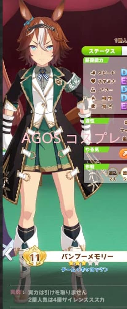 Amazon.co.jp: [COOC] AGOS（ウィッグ、靴追加 ） ウマ娘